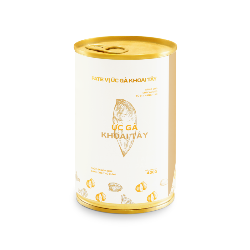 Alpha Pet - Pate vị Ức Gà & Khoai Tây 400g cho Chó, Mèo từ 1 tháng tuổi-duoc-ban-tai-AAN PETFOOD WAREHOUSE - Chi nhánh Phạm Văn Chiêu
