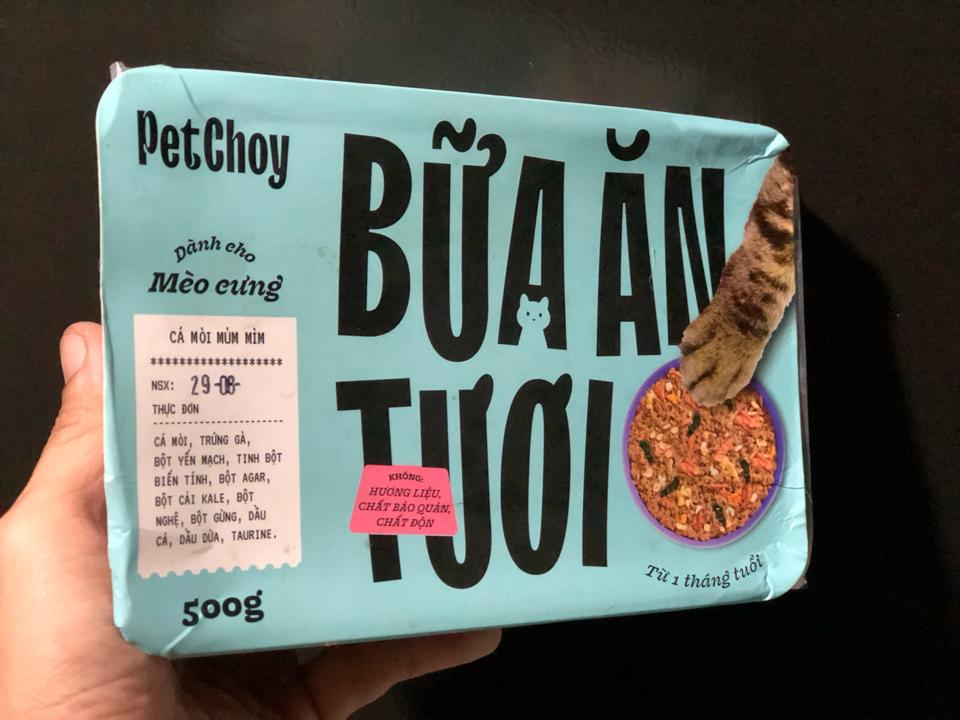 PetChoy - Pate Tươi cho Mèo & Chó Con vị Cá Mòi Mũm Mĩm 500g-duoc-ban-tai-AAN PETFOOD WAREHOUSE - Chi nhánh Phạm Văn Chiêu