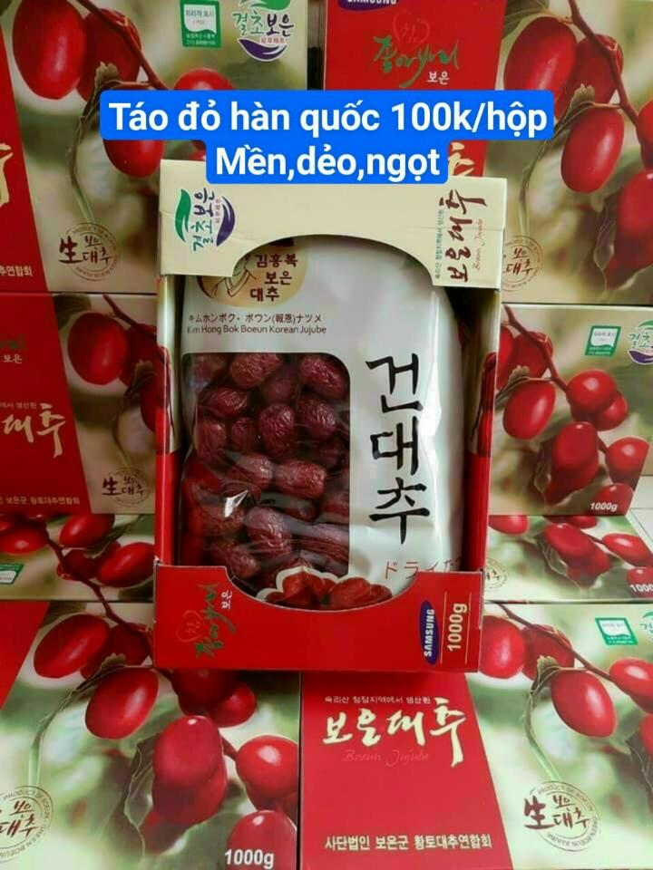 TÁO ĐỎ KHÔ HÀN QUỐC-hộp-duoc-ban-tai-Nhà Tôi (Thiên Thần shop)