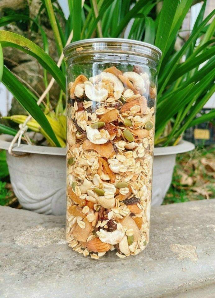 Ngũ cốc Ăn Kiêng Không Đường- Vị Truyền Thống- hủ 500gr-duoc-ban-tai-Nhà Tôi (Thiên Thần shop)