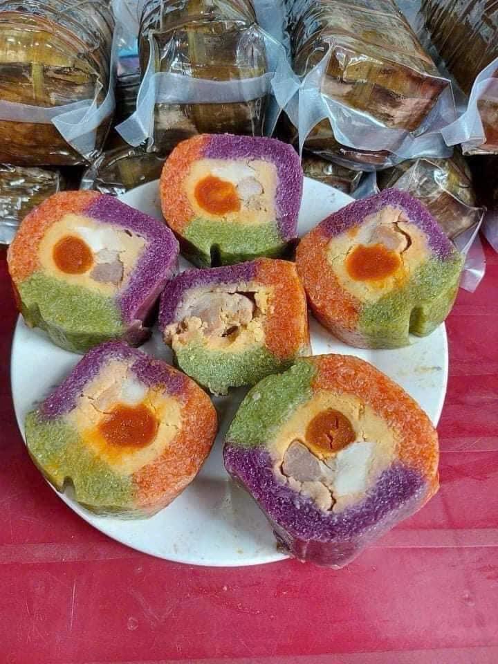 Bánh tét 3 màu trà vinh_ đòn 1kg-duoc-ban-tai-Nhà Tôi (Thiên Thần shop)