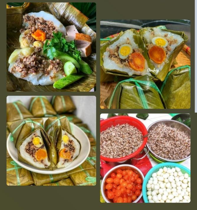 Bánh giò trứng muối  / 4 cái (2 trứng cút 1 trứng muối)-duoc-ban-tai-Nhà Tôi (Thiên Thần shop)