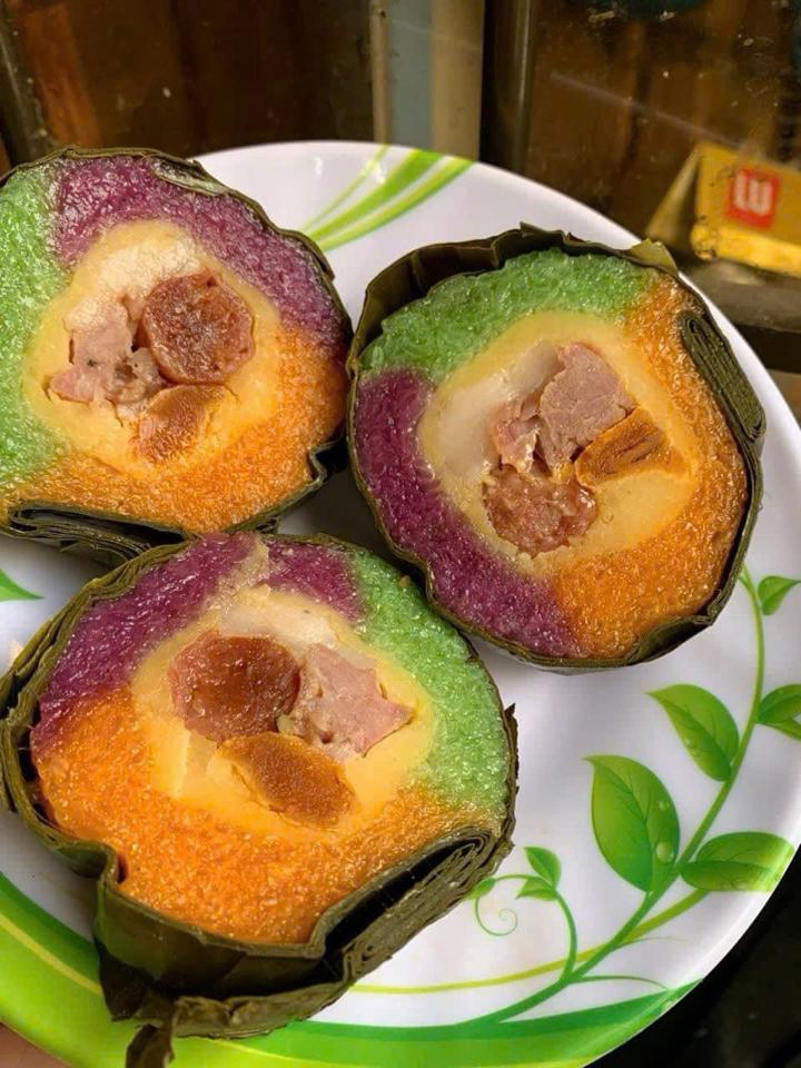 Bánh tét 3 màu trà vinh_ đòn 1kg-duoc-ban-tai-Nhà Tôi (Thiên Thần shop)