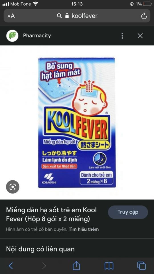 Dán HS KOOLFEVER H/8gói x 2m-duoc-ban-tai-Chothuoc