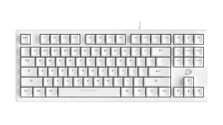 Bàn phím cơ D EK87L white -duoc-ban-tai-Xtreme PC