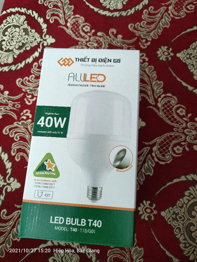 Bóng Đèn LED trụ nhôm G8 T40-115/G01-duoc-ban-tai-Điện máy Hải Anh