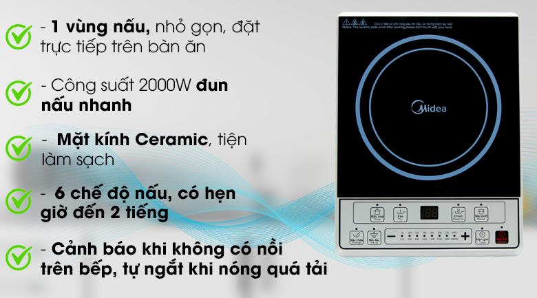 Bếp từ Midea MI-B2015DE

-duoc-ban-tai-Điện máy Hải Anh