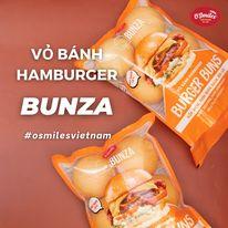 Vỏ bánh Hamburger Bunza O'smiles-duoc-ban-tai-Organicstore