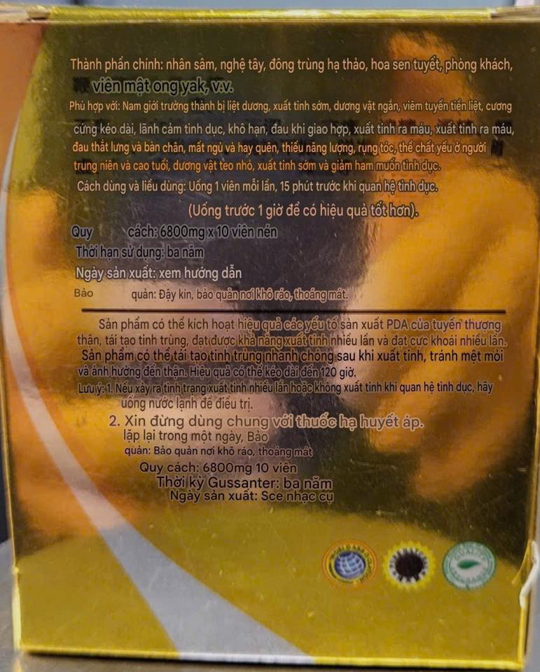Thuốc Cương Dương Viagra Gold 10 Viên - Thảo Dược-duoc-ban-tai-POPPERS 43 ĐÀ NẴNG  ONLINE SHOP