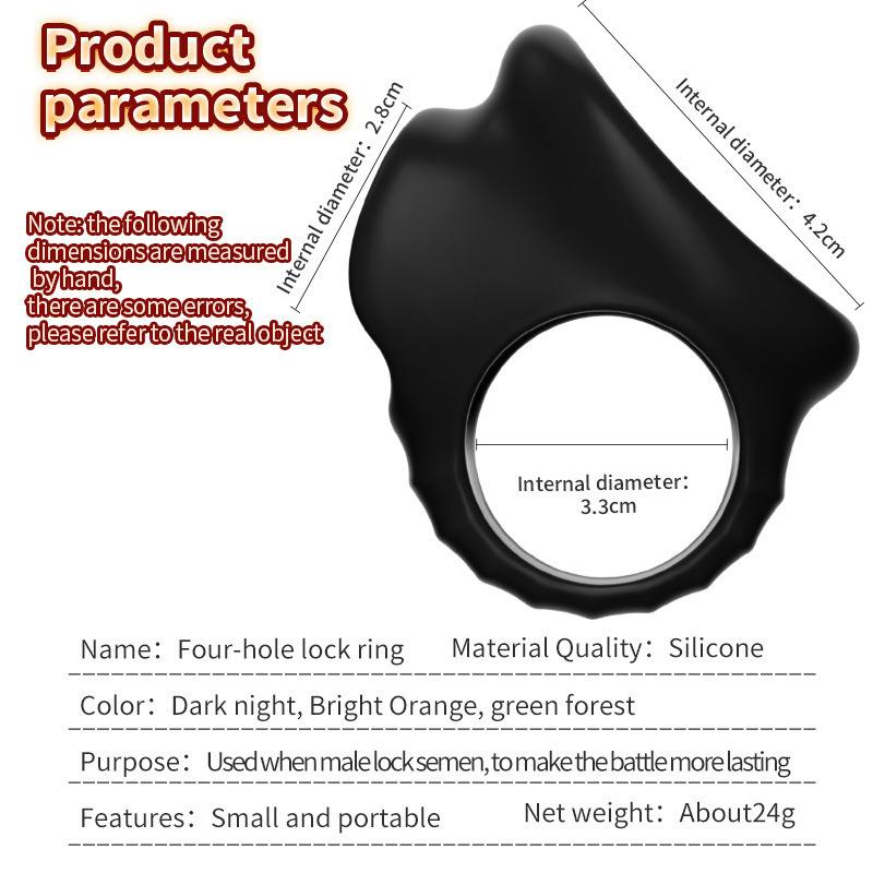 Vòng Silicon 4 lỗ-duoc-ban-tai-Tổng kho Popper và BDSM - Kimochi Shop