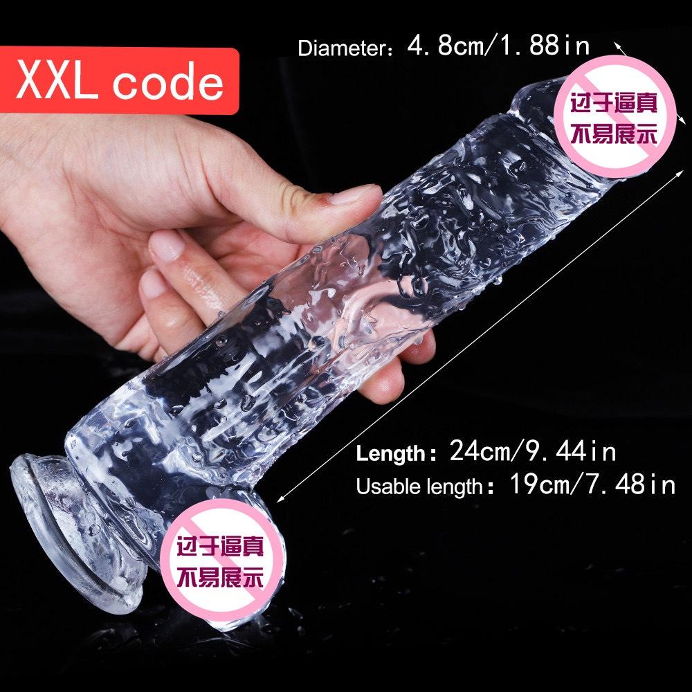 Dv giả trong suốt có Bìu-duoc-ban-tai-Tổng kho Popper và BDSM - Kimochi Shop