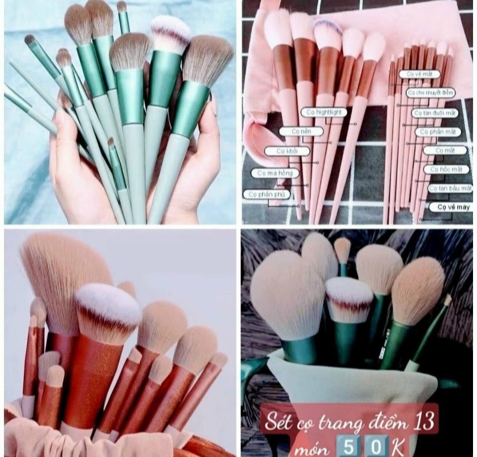 Sét Cọ Trang Điểm 13 Món-duoc-ban-tai-Nguyễn Ngọc Lan