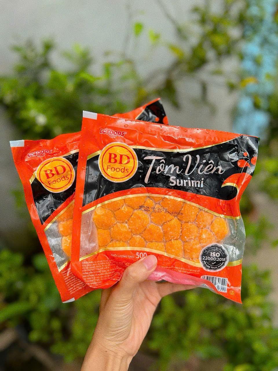 TÔM VIÊN CHIÊN LACUSINA CÁ VIÊN VỊ TÔM THẢ LẨU NƯỚNG -duoc-ban-tai-hiền food thực phẩm đặc sản vùng miền