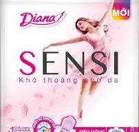 Băng vệ sinh Diana Sensi siêu mỏng không cánh (Gói 8 miếng)-duoc-ban-tai-đặc sản vùng miền 