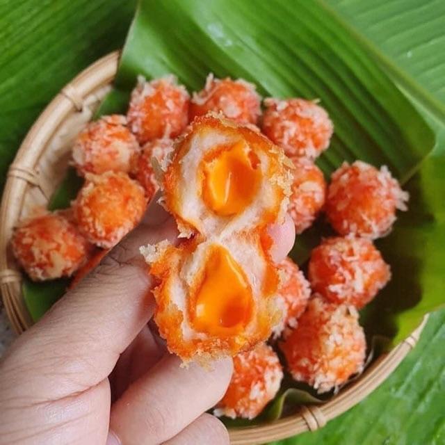 VIÊN HẢI SẢN SỐT MAYONNAISE (sốt mayo cam béo ngậy)-duoc-ban-tai-hiền food thực phẩm đặc sản vùng miền