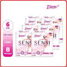 Băng vệ sinh Diana Sensi siêu mỏng không cánh (Gói 8 miếng)-duoc-ban-tai-đặc sản vùng miền 