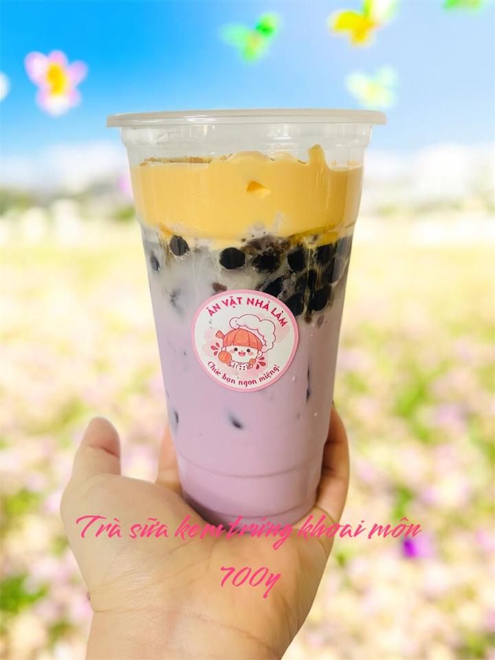 Trà sữa kem trứng dừa nướng khoai môn -duoc-ban-tai-🤗Tiệm Minh Hằng🤗