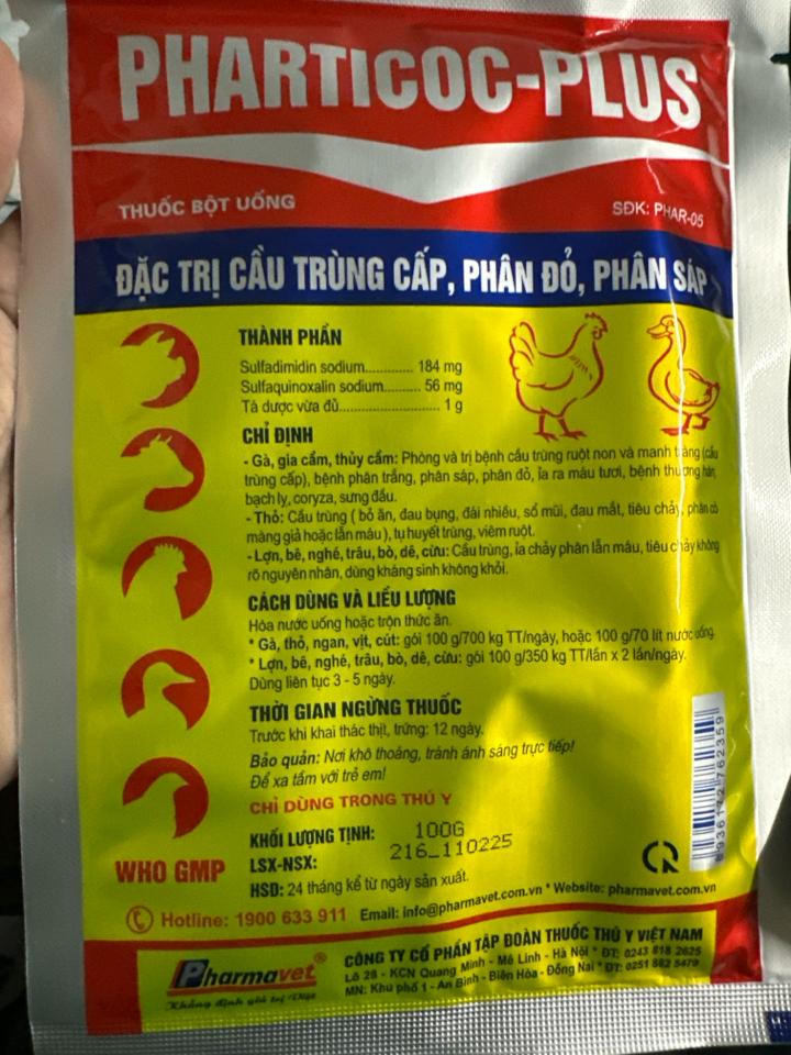 PHARTICOC PLUS 100g-duoc-ban-tai-Nguyễn Hàm Kỷ