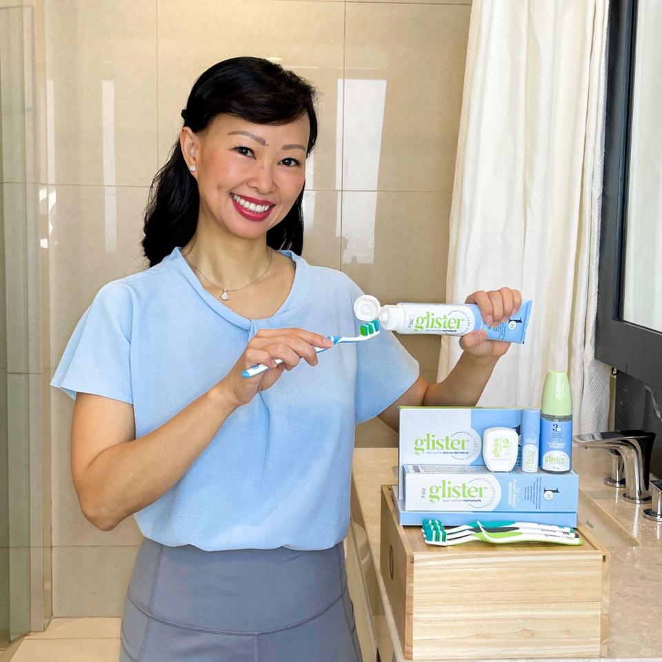 Kem đánh răng đa năng Glister Multi-Action Toothpaste-duoc-ban-tai-Khoa Global group