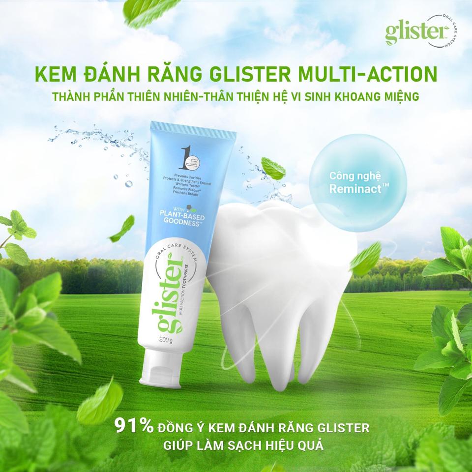 Kem đánh răng đa năng Glister Multi-Action Toothpaste-duoc-ban-tai-Khoa Global group