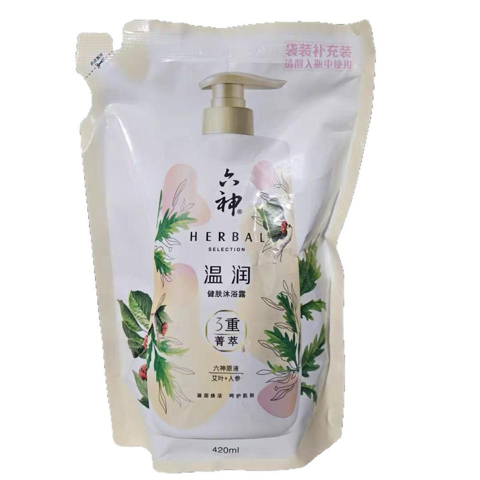 Sữa tắm dưỡng ẩm và làm mới da liushen herbal(420ml)-duoc-ban-tai-Shop Hà Linh