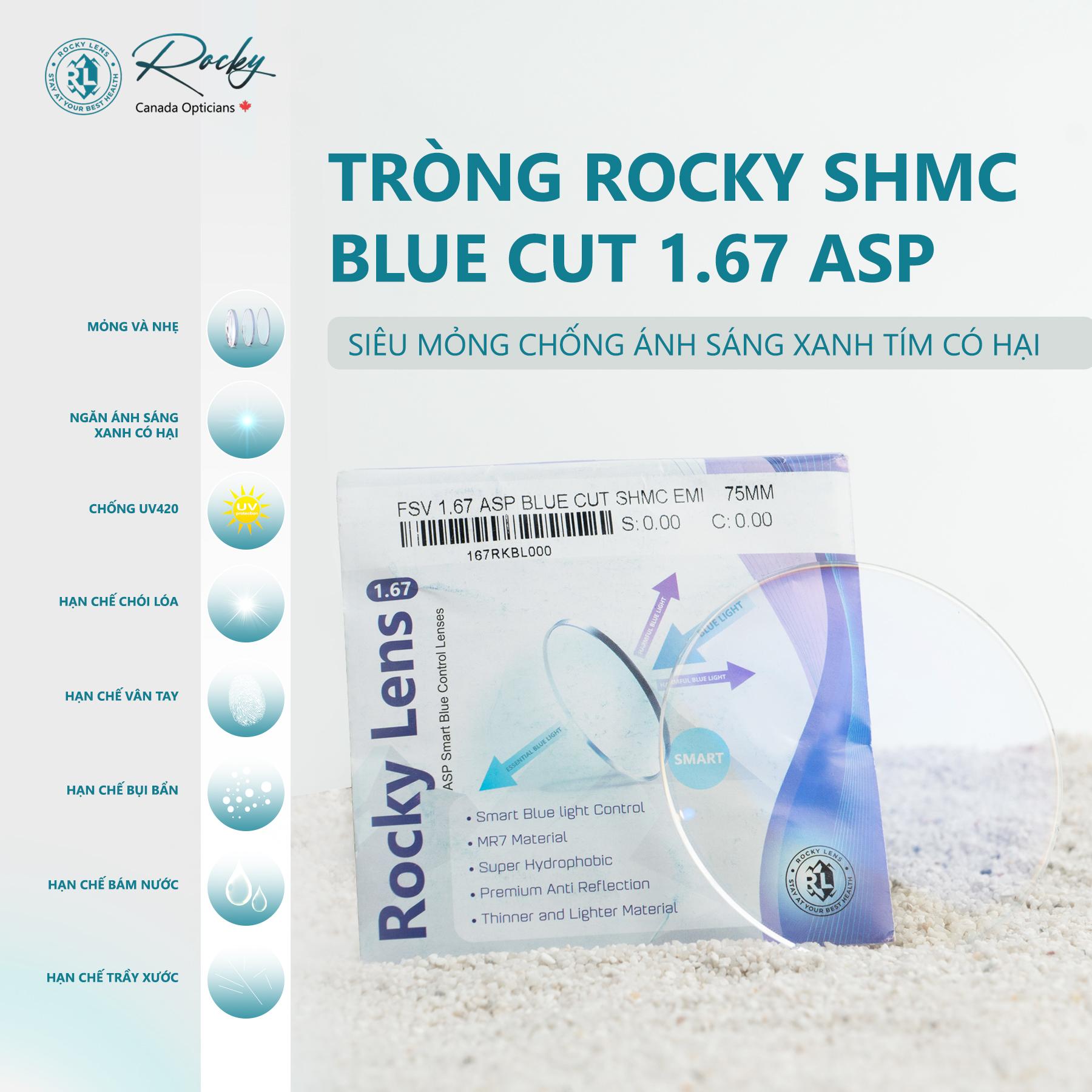 ROCKY 1.67 BLUE CUT SHMC-duoc-ban-tai-Mắt Kính BV Xanh Pôn - Long Khánh