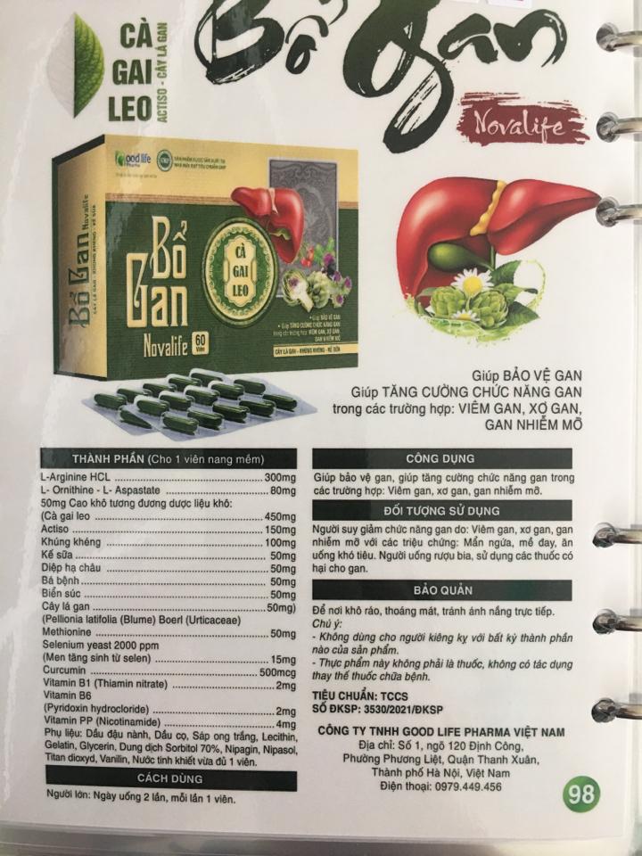 Bổ gan cà gai leo-duoc-ban-tai-Quầy Thuốc Tuyết Tuyến - BG