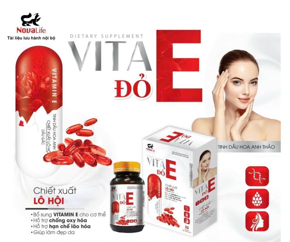 Vitamin E đỏ-duoc-ban-tai-Quầy Thuốc Tuyết Tuyến - BG
