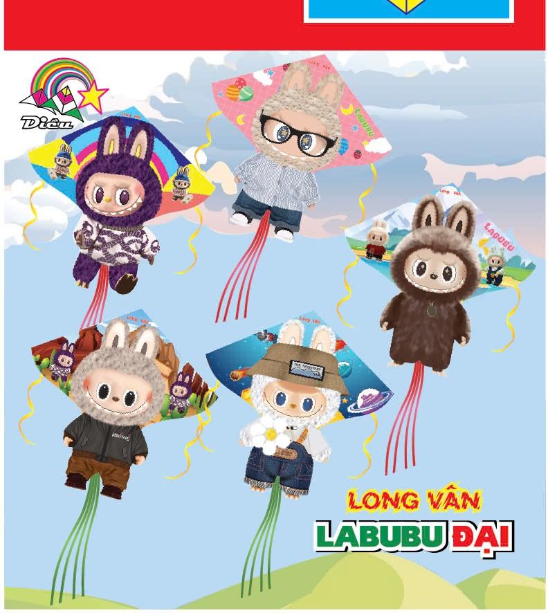 Diều túi mù Labubu (đại)-duoc-ban-tai-Diều Long Vân