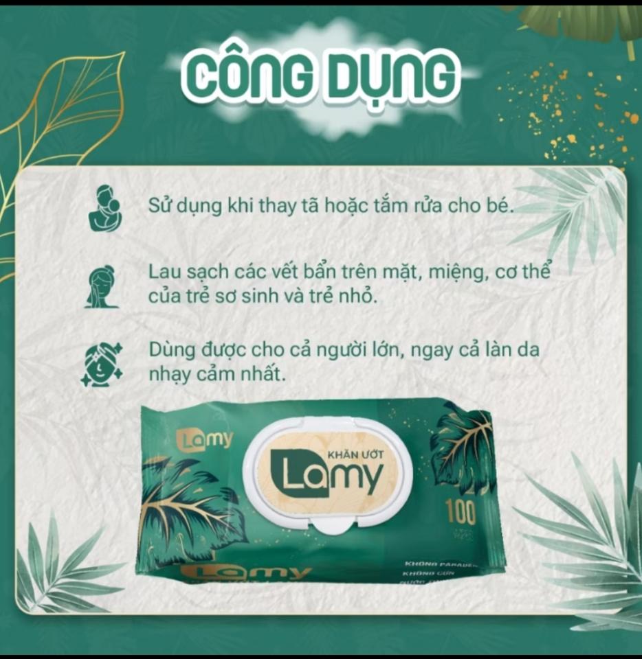 Khăn ướt Lamy-duoc-ban-tai-PHÚ HIẾU STORE