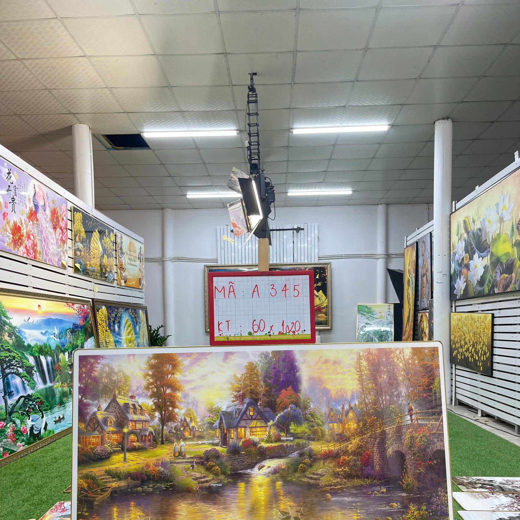 Tranh Tráng Gương " PHONG CẢNH 9 " KT: 60x120-duoc-ban-tai-Xưởng Tranh Tráng Gương Đụt và Đát