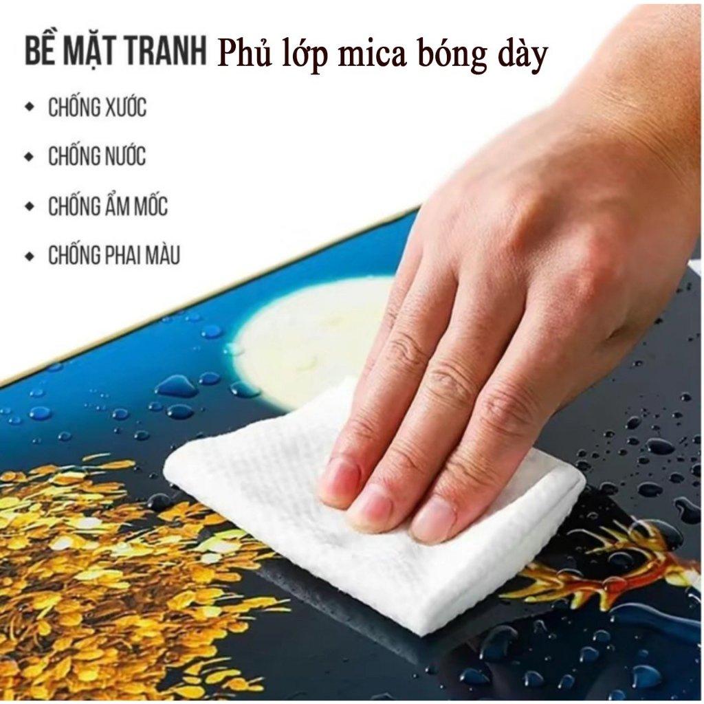 Tranh Tráng Gương " MÃ ĐÁO THÀNH CÔNG 199 " KT: 60x120-duoc-ban-tai-Xưởng Tranh Tráng Gương Đụt và Đát