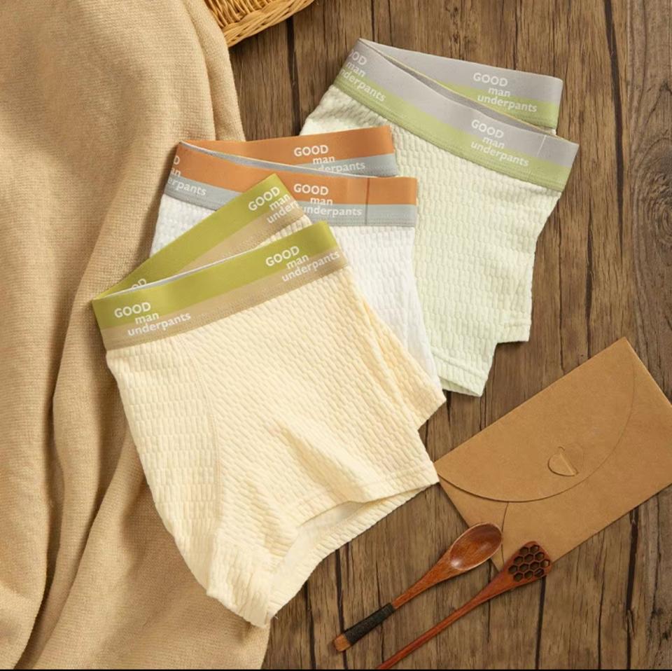 Quần Boxer Nam Cotton tổ ong co giãn kháng khuẩn-duoc-ban-tai-LUCE STYLE - Thời Trang Nam Nữ