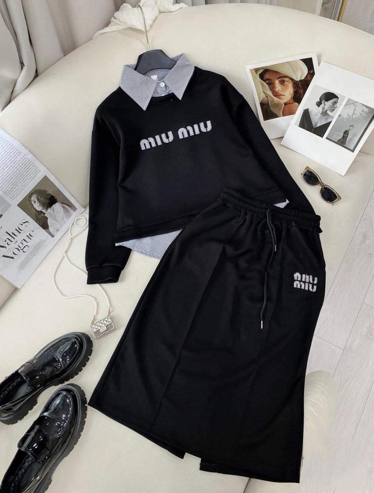 Sét thun miu miu cao cấp-duoc-ban-tai-LUCE STYLE - Thời Trang Nam Nữ