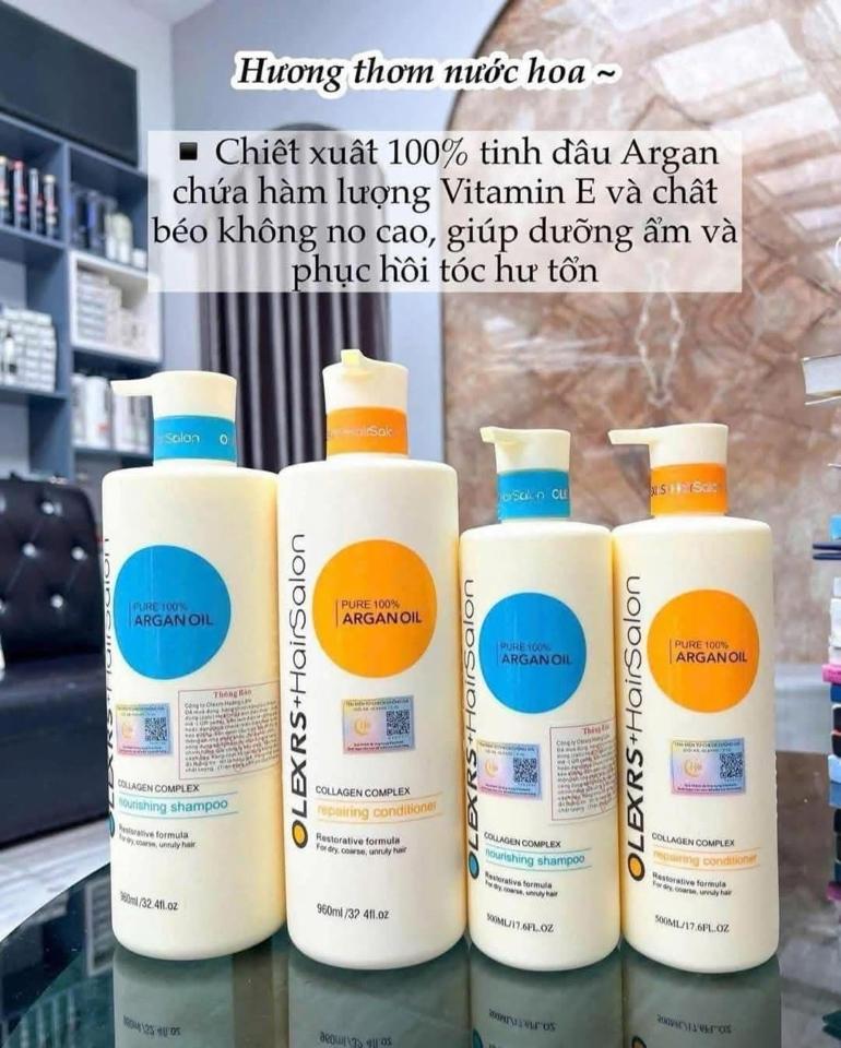 Cặp gội xả Olexrs 1000/500ml-duoc-ban-tai-Cao Hương Beauty House