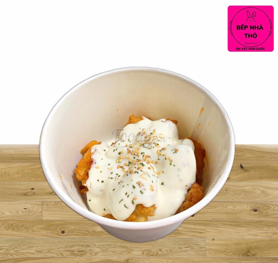 Gà sốt kem Oregano-duoc-ban-tai-Bếp Nhà Thỏ - Ăn Vặt Hàn Quốc