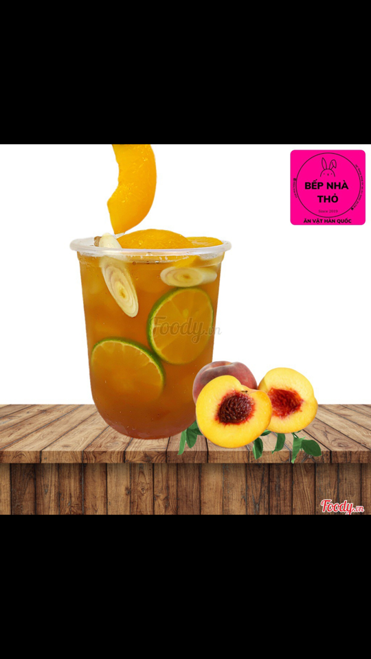 Trà Đào-duoc-ban-tai-Bếp Nhà Thỏ - Ăn Vặt Hàn Quốc