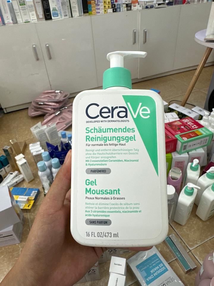 Srm Cerave xanh 473ml-duoc-ban-tai-Mỹ Phẩm Hưng Lê