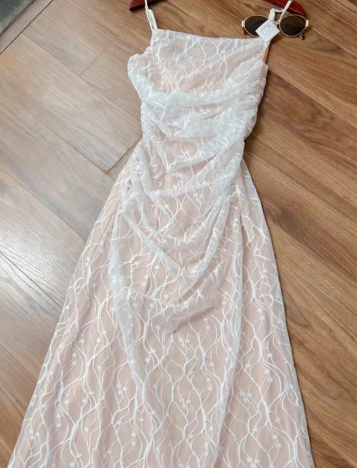 Váy thiết kế 2 dây, ren phối lụa (M108)-duoc-ban-tai-JESSICA - SHOP
