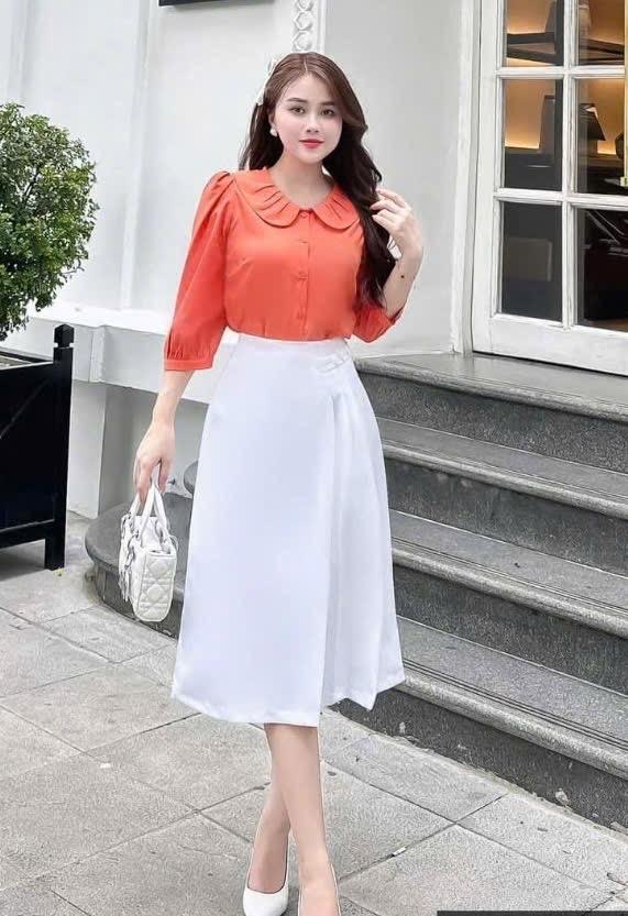 Chân Váy A xếp tà (M107)-duoc-ban-tai-JESSICA - SHOP