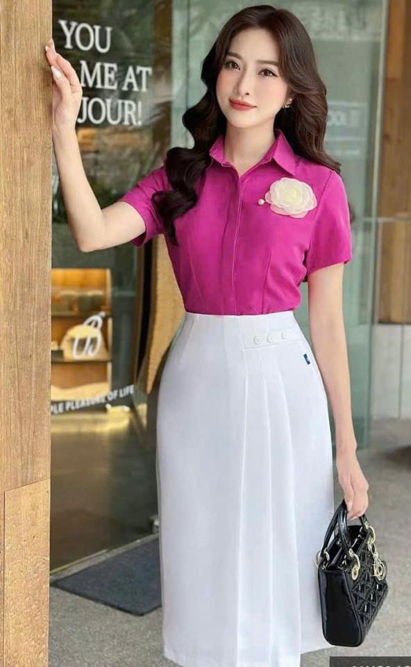 Chân Váy A xếp tà (M107)-duoc-ban-tai-JESSICA - SHOP