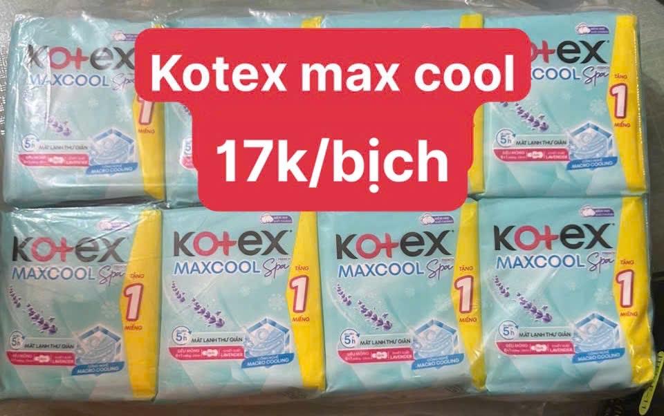 Kotex max cool/bịch-duoc-ban-tai-Bé Chân 😘😘😘