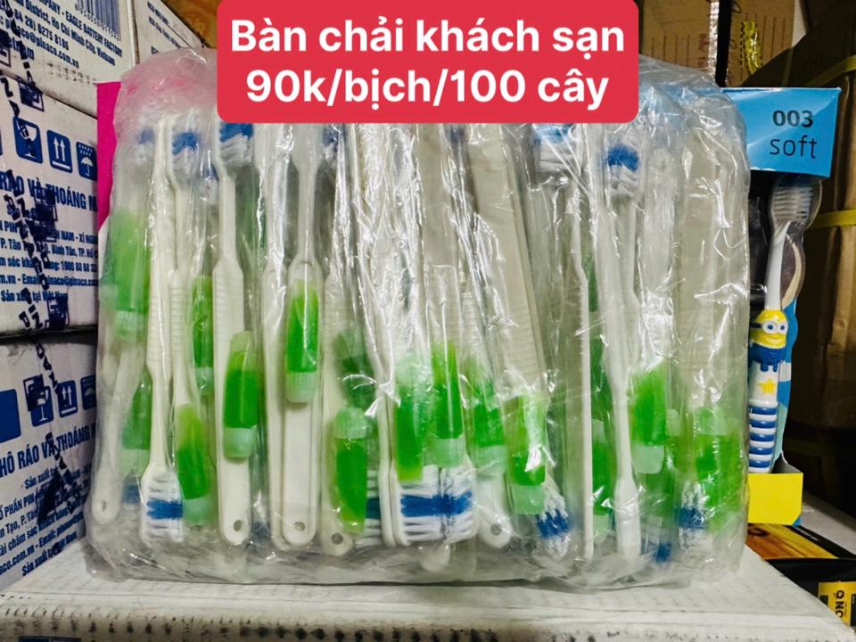 Bàn chải khách sạn/bịch/100c-duoc-ban-tai-Bé Chân 😘😘😘