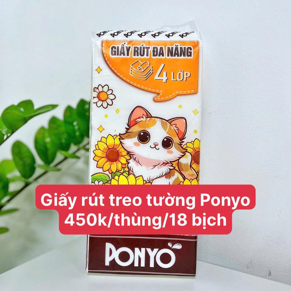 Giấy rút treo tường ponyo/thùng/18 bịch-duoc-ban-tai-Bé Chân 😘😘😘
