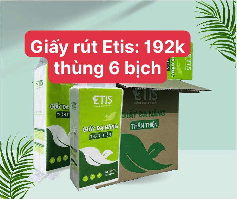 Giấy rút Etis/thùng/6 bịch-duoc-ban-tai-Bé Chân 😘😘😘