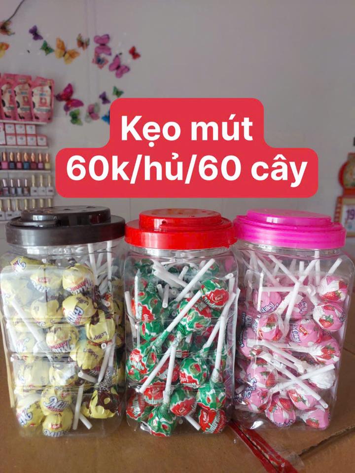 Kẹo mút/hủ/60c-duoc-ban-tai-Bé Chân 😘😘😘