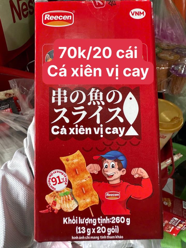 Cá xiên vị cay/20c-duoc-ban-tai-Bé Chân 😘😘😘