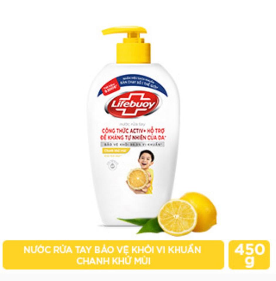 68864821-Lifebuoy Rửa tay chanh 450g/12chai -duoc-ban-tai-Bé Chân 😘😘😘