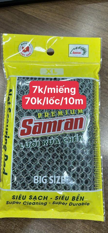 Lưới rửa chén Samran/lốc/10m-duoc-ban-tai-Bé Chân 😘😘😘