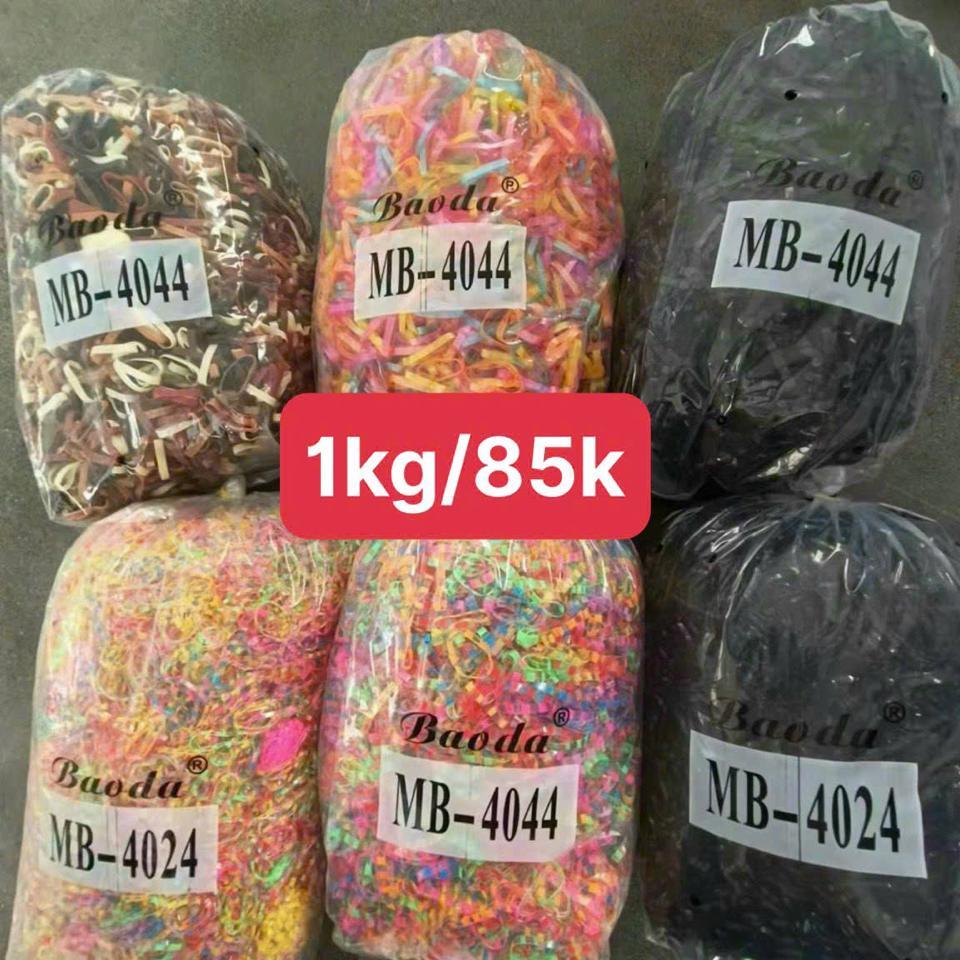 Thun buộc tóc/1kg/màu và đen-duoc-ban-tai-Bé Chân 😘😘😘